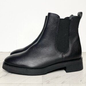 Paul Green Black Leather Chelsea Bootie 5 / 7.5